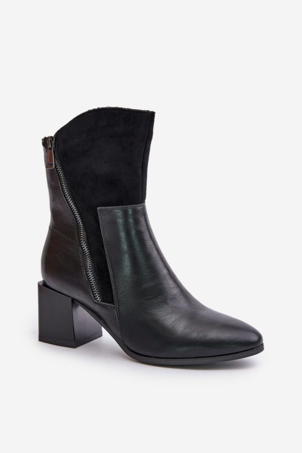 black Heel boots model 201006 Step in style