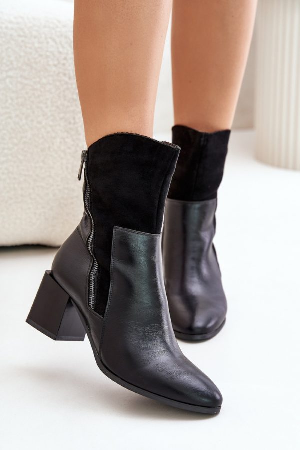 black Heel boots model 201006 Step in style