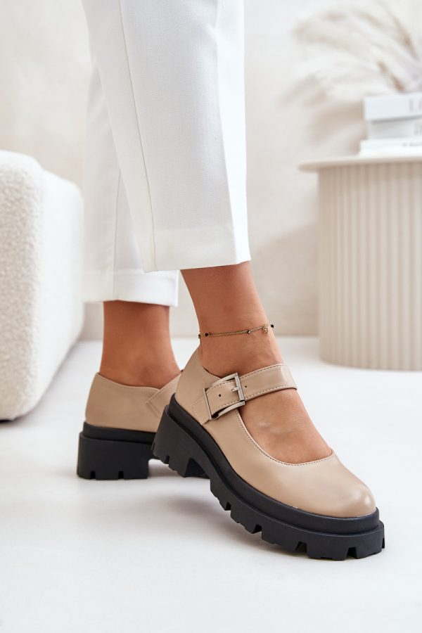 Beige Half Shoes in Women`s Ankle Boots & Booties with Fabric, Footbed, Upper Height, Heel Height and Platform Height