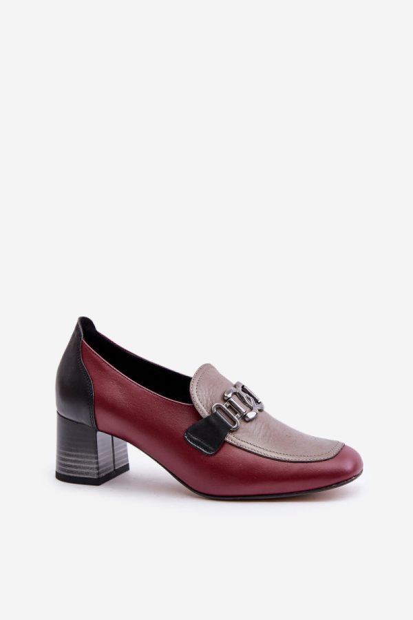 red Block heel pumps model 201038 Step in style