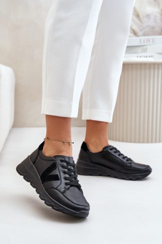 Black Sport Shoes in Women`s Athletic Shoes, Trainers, Sneakers with Fabric, Footbed and Upper Height