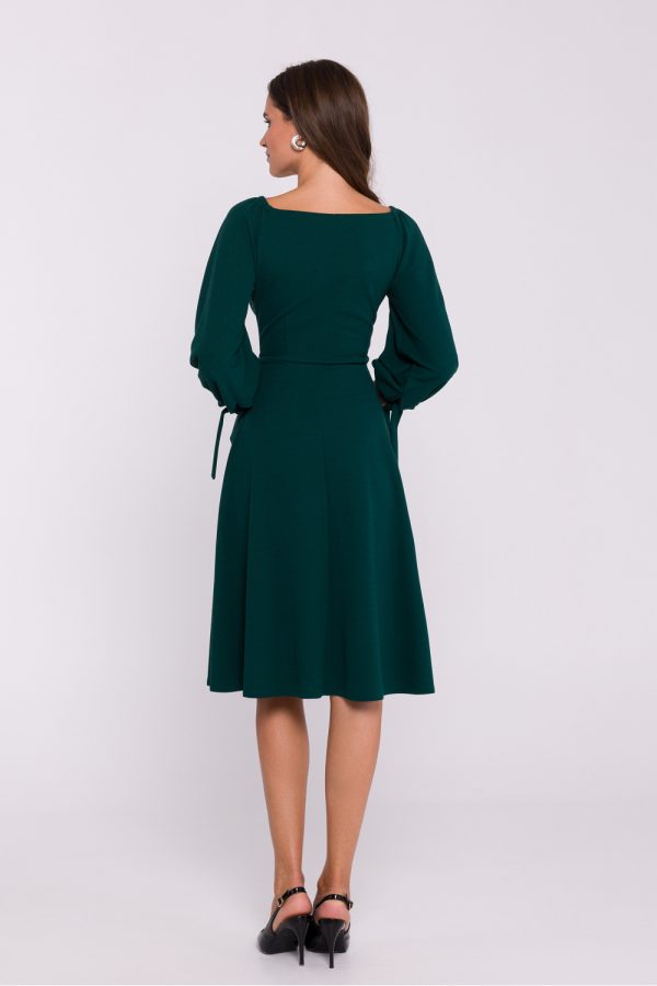 Green Daydress in Day Dresses with Lycra and Polyester