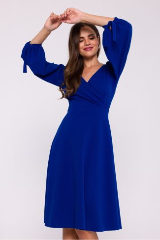 Blue Daydress in Day Dresses with Lycra and Polyester