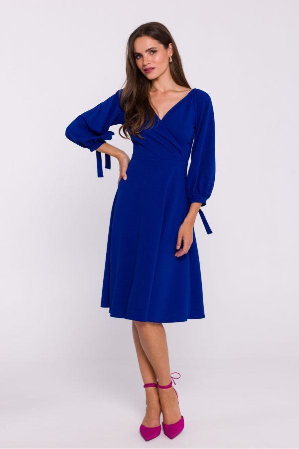Blue Daydress in Day Dresses with Lycra and Polyester