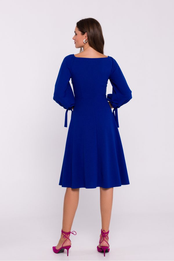 Blue Daydress in Day Dresses with Lycra and Polyester