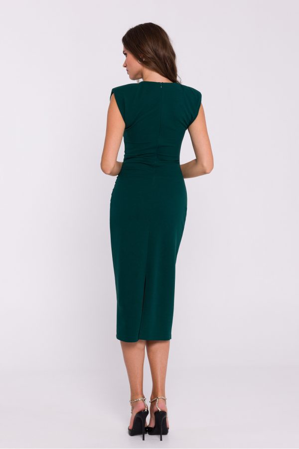 Green Daydress in Day Dresses with Lycra and Polyester