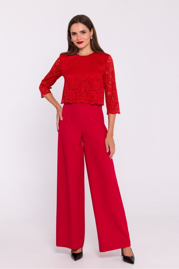 Red Suit in Playsuits For Women with