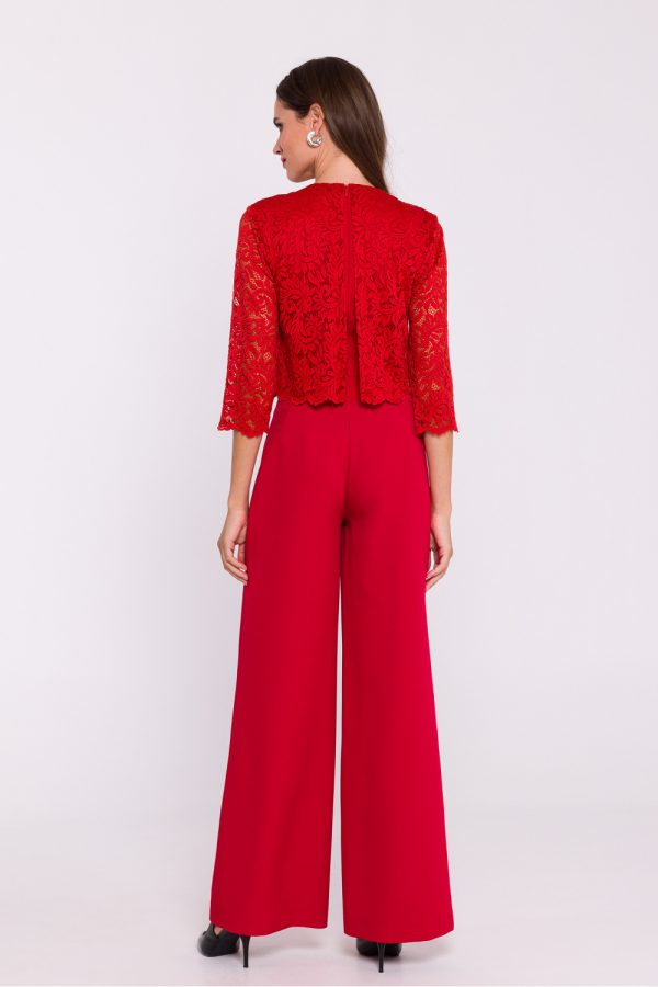Red Suit in Playsuits For Women with