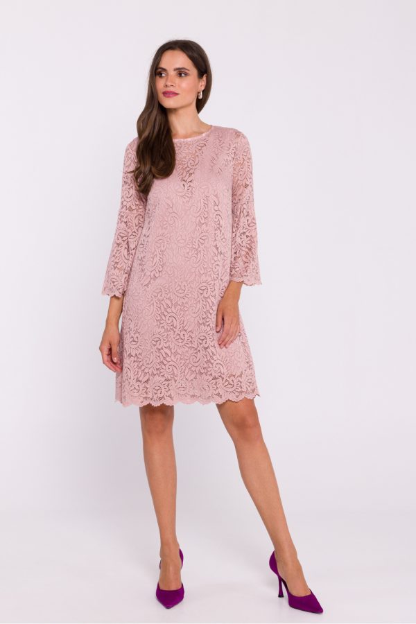 Pink Evening Dress in Evening Dresses with