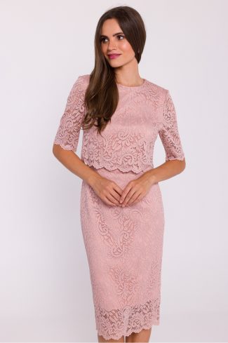 Pink Evening Dress in Evening Dresses with
