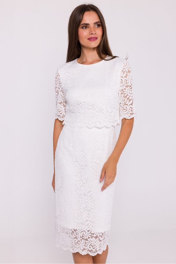 Beige Evening Dress in Evening Dresses with