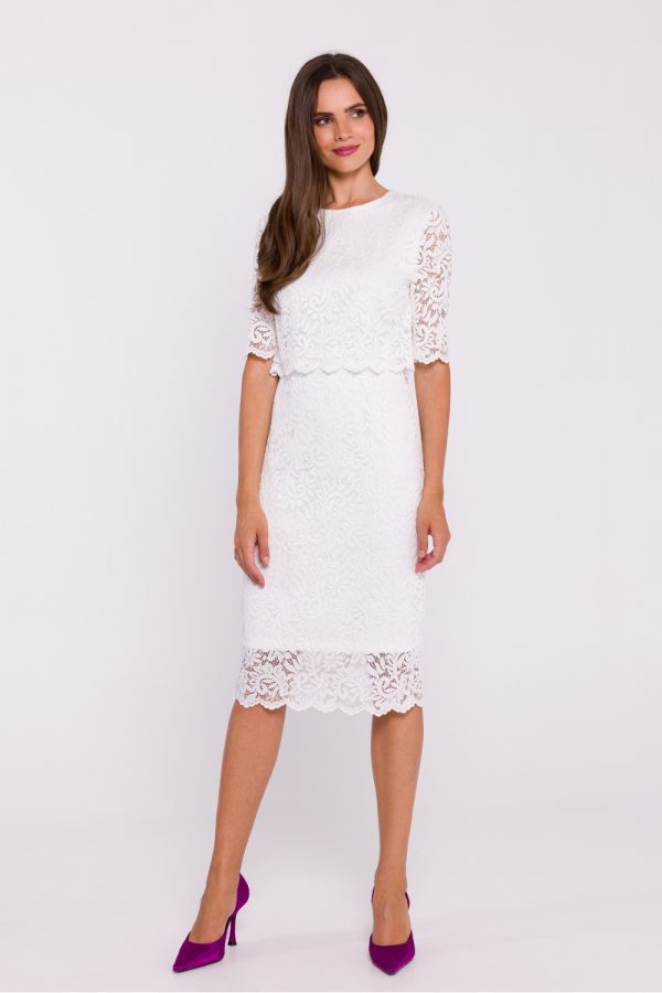 Beige Evening Dress in Evening Dresses with