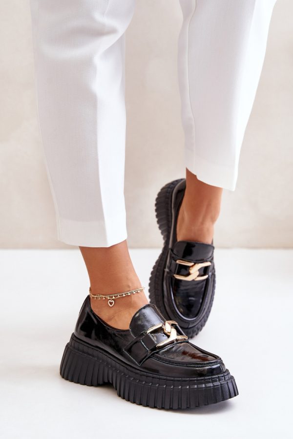 Black Platform Shoes in Women`s Ankle Boots & Booties with Fabric, Footbed, Upper Height and Platform Height