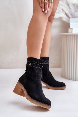 black Heel boots model 201167 Step in style