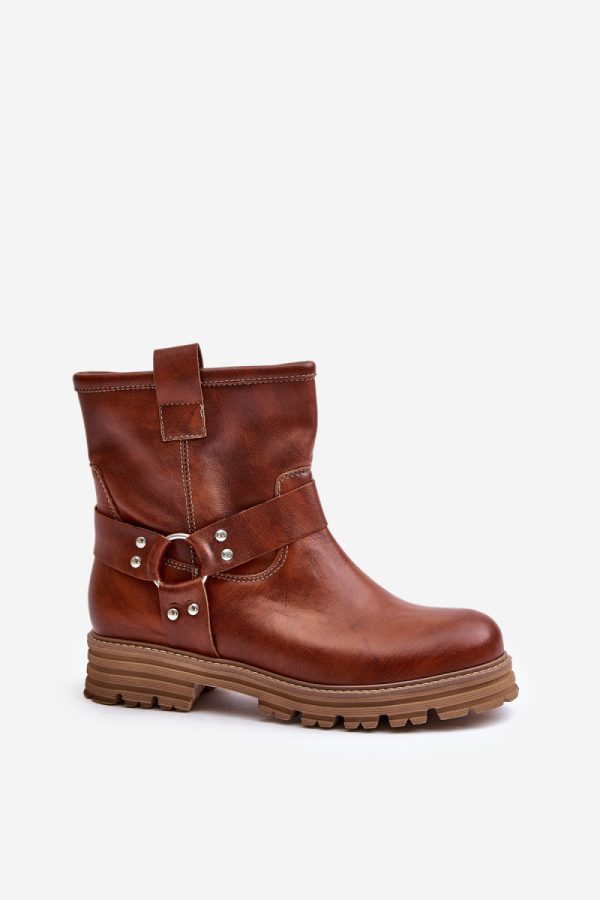 brown Boots model 201221 Step in style