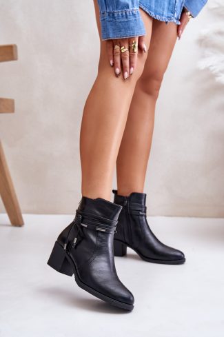 black Heel boots model 201224 Step in style