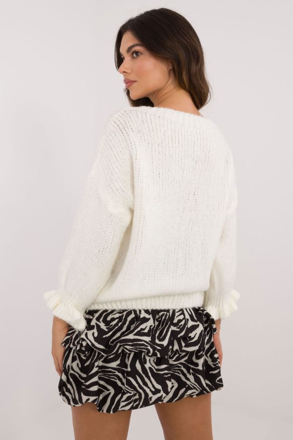 Beige Jumper in Sweaters, Pullovers, Jumpers, Turtlenecks, Boleros, Shrugs with Acrylic, Lana, Polyamide and Viscose