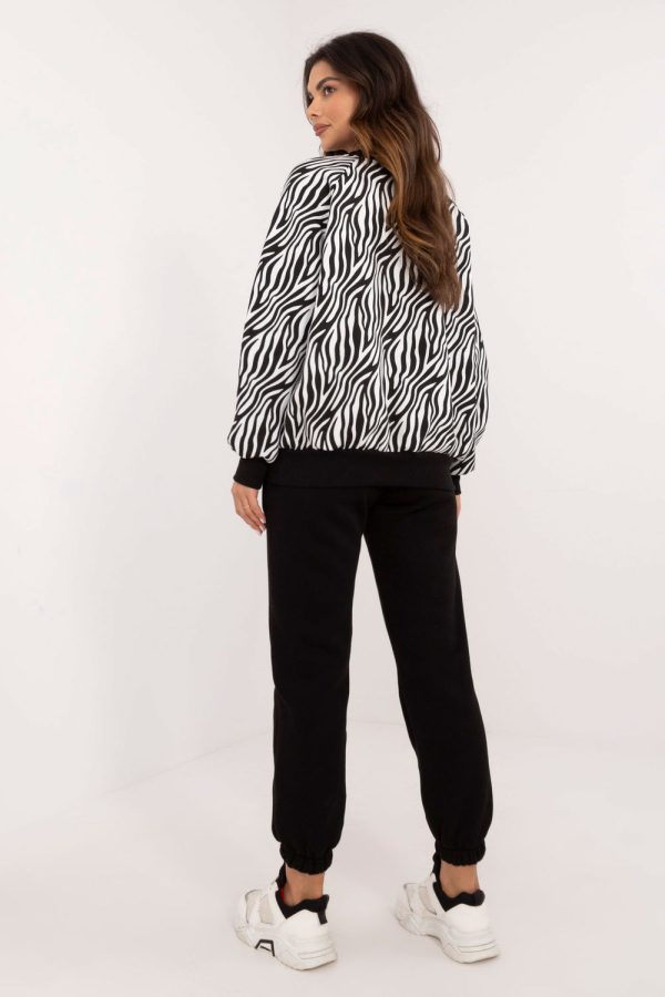 Black Set in Pants, Trousers, Shorts with Cotton and Polyester