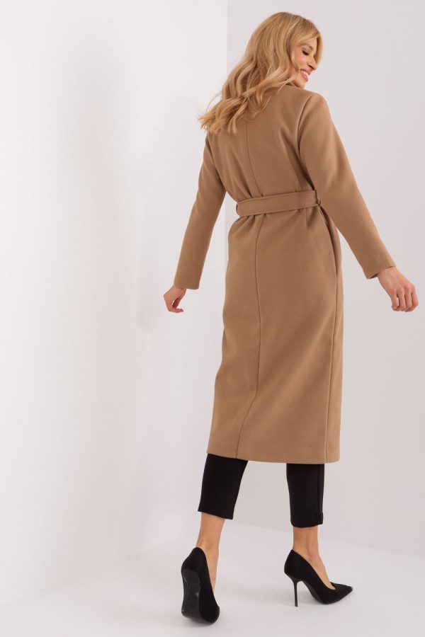 Brown Coat in Women`s Coats, Jackets with Polyester
