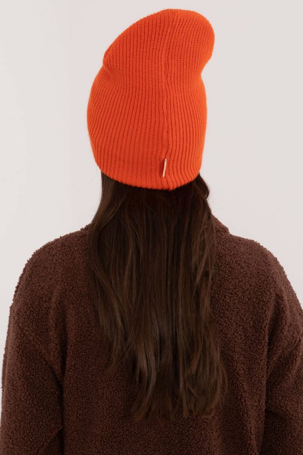 Orange Cap in Caps & Hats For Women with Acrylic