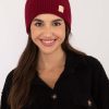 Red Cap in Caps & Hats For Women with Acrylic