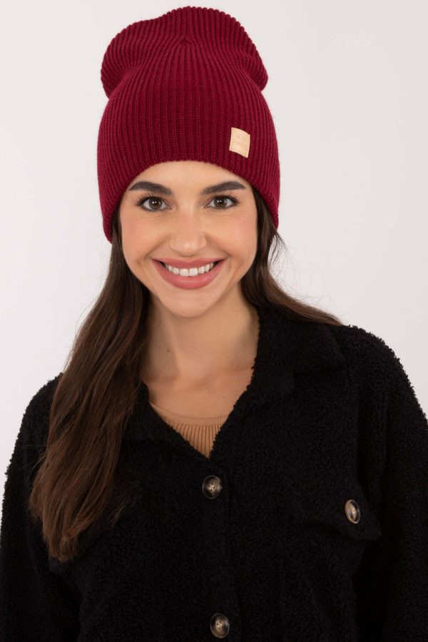 Red Cap in Caps & Hats For Women with Acrylic