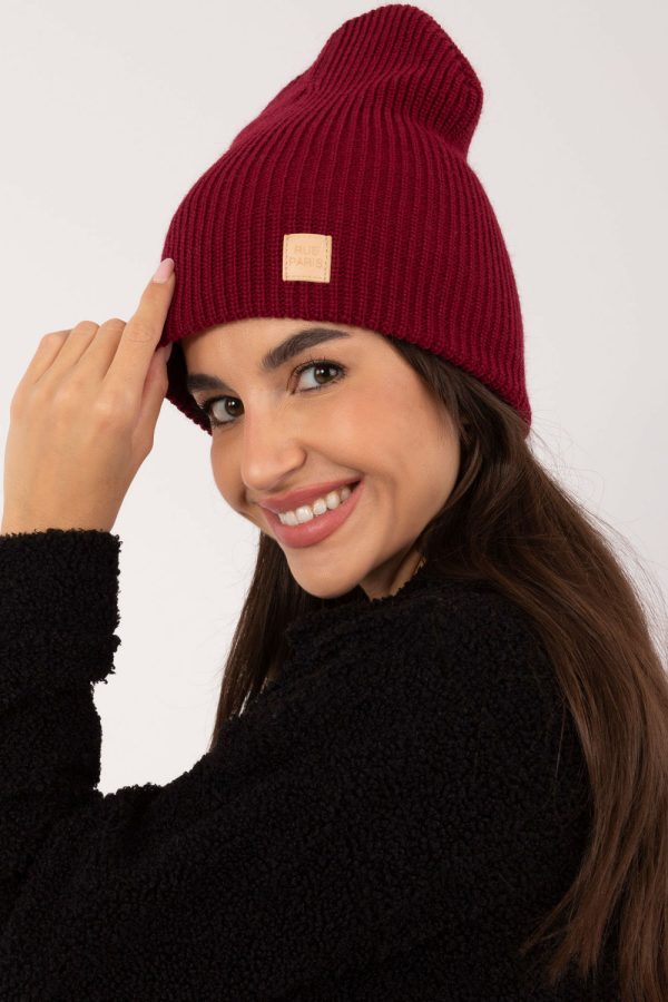 Red Cap in Caps & Hats For Women with Acrylic