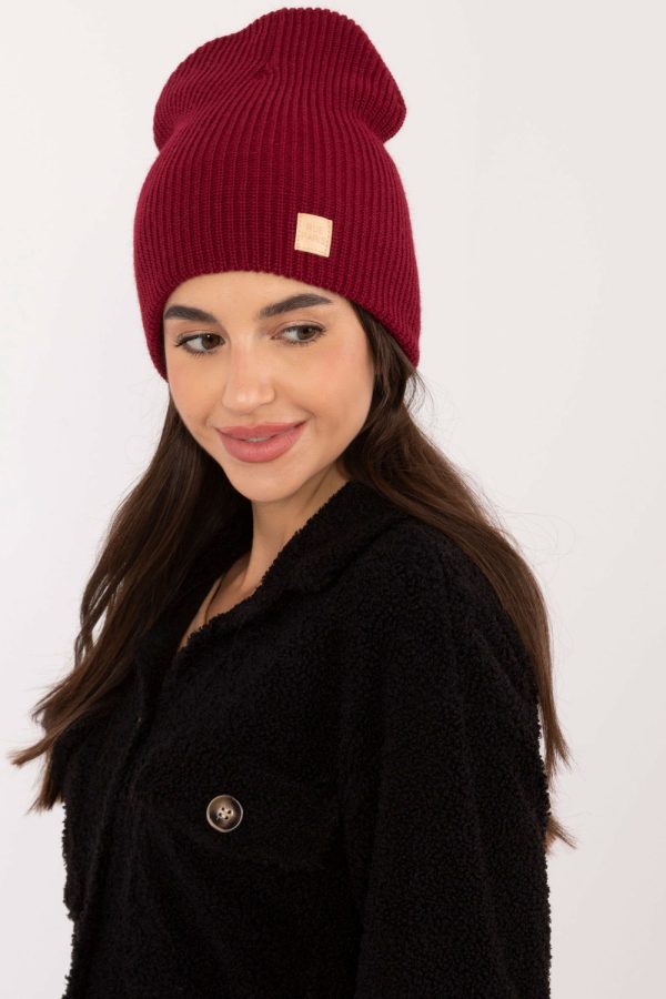 Red Cap in Caps & Hats For Women with Acrylic
