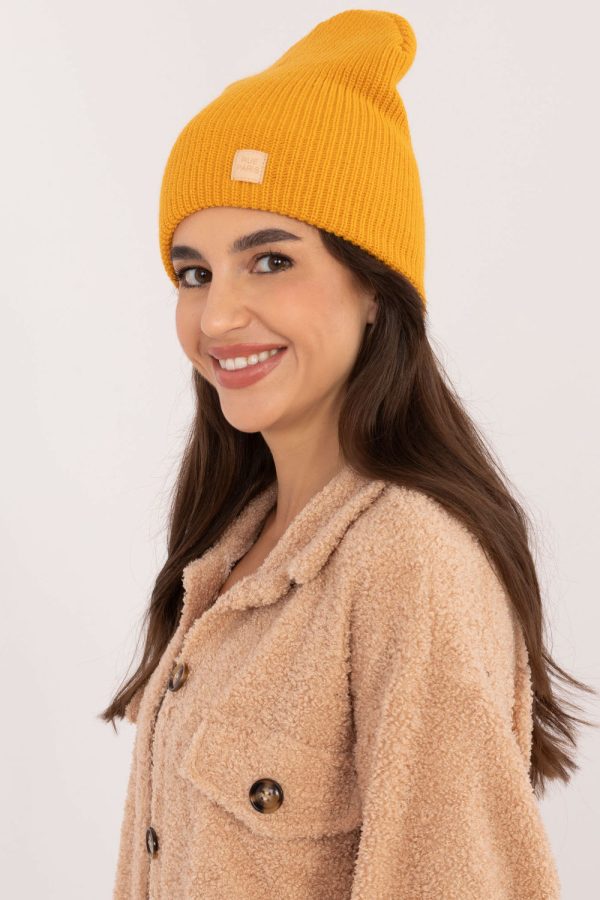 Yellow Cap in Caps & Hats For Women with Acrylic
