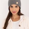 Grey Cap in Caps & Hats For Women with Acrylic