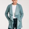 Green Cardigan in Cardigans For Women, Ponchos with Acrylic, Polyester and Wool