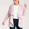 Pink Cardigan in Cardigans For Women, Ponchos with Acrylic, Polyester and Wool