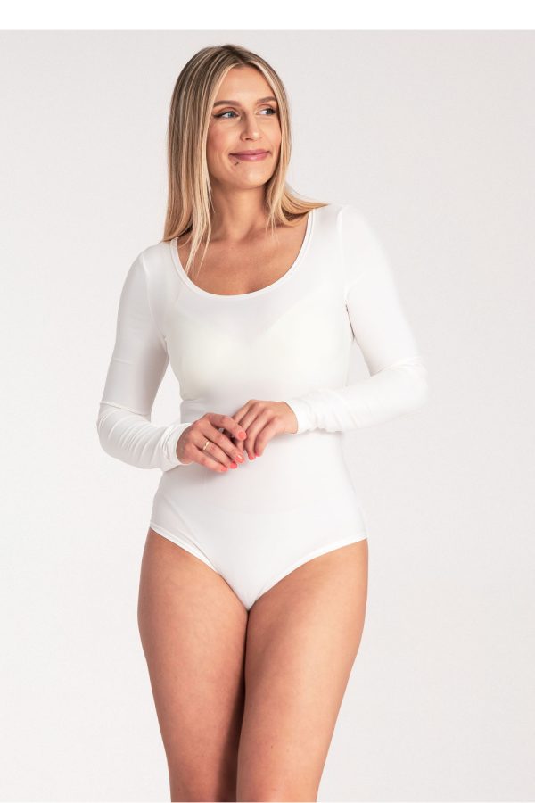 Beige Shapewear Body in Shapewear Bodies For Women with Spandex and Polyester