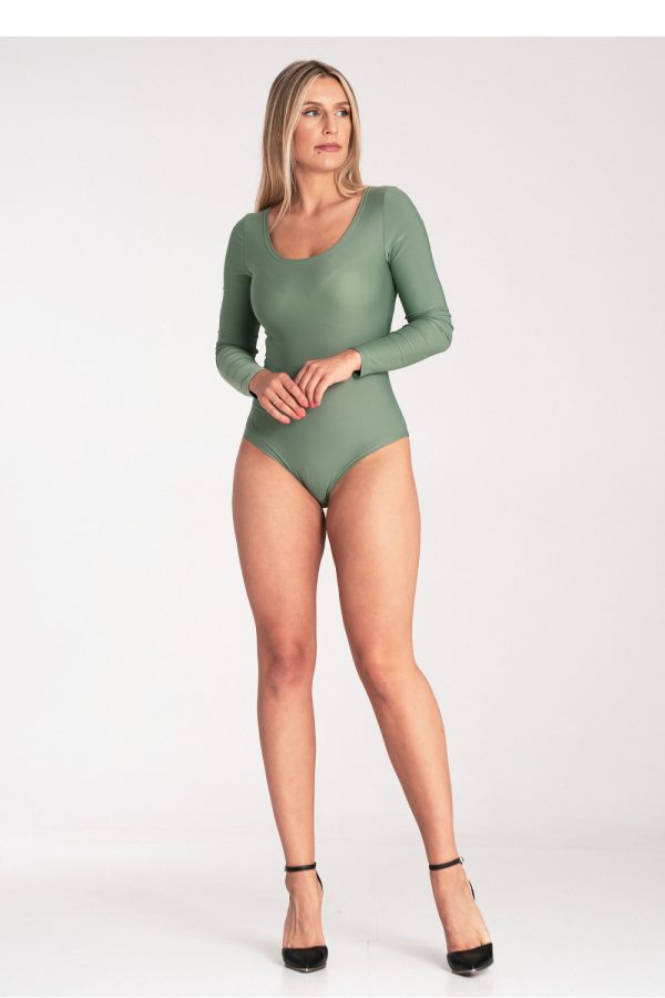 Green Shapewear Body in Shapewear Bodies For Women with Spandex and Polyester