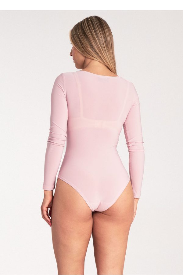 Pink Shapewear Body in Shapewear Bodies For Women with Spandex and Polyester