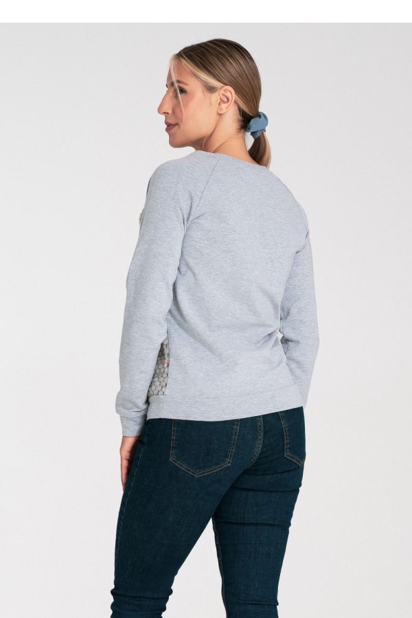 grey Sweatshirt model 201456 Figl