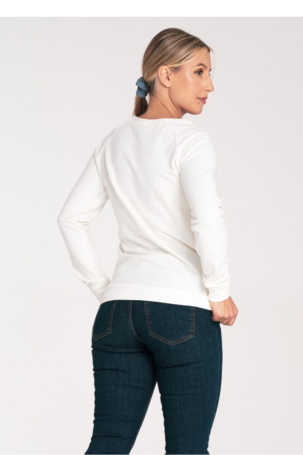 beige Sweatshirt model 201457 Figl