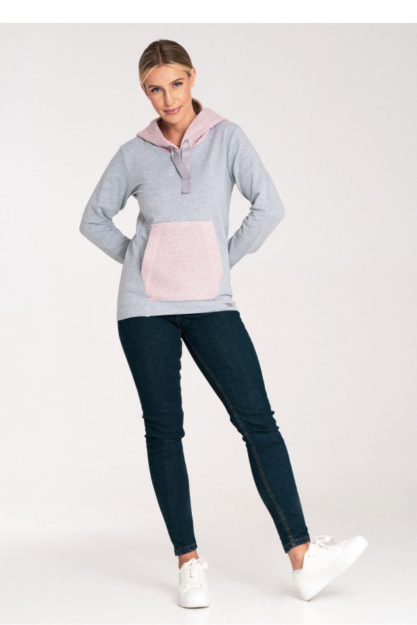 grey Sweatshirt model 201460 Figl
