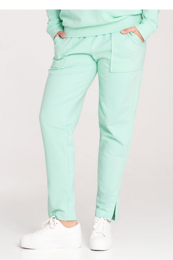 green Tracksuit trousers model 201477 Figl