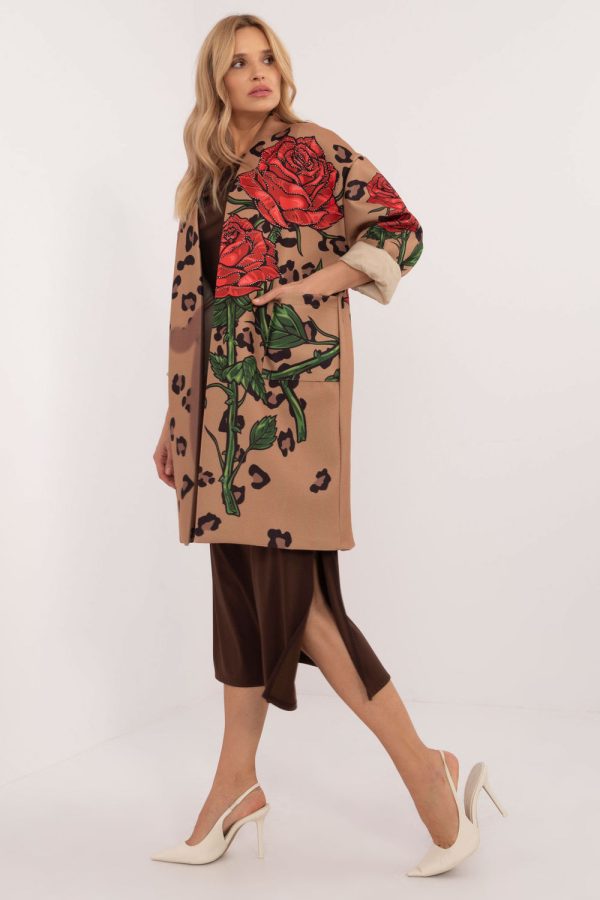 brown Coat model 201599 Italy Moda