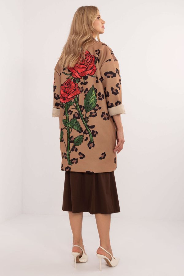 brown Coat model 201599 Italy Moda