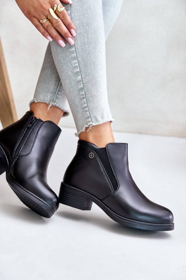 black Heel boots model 201683 Step in style