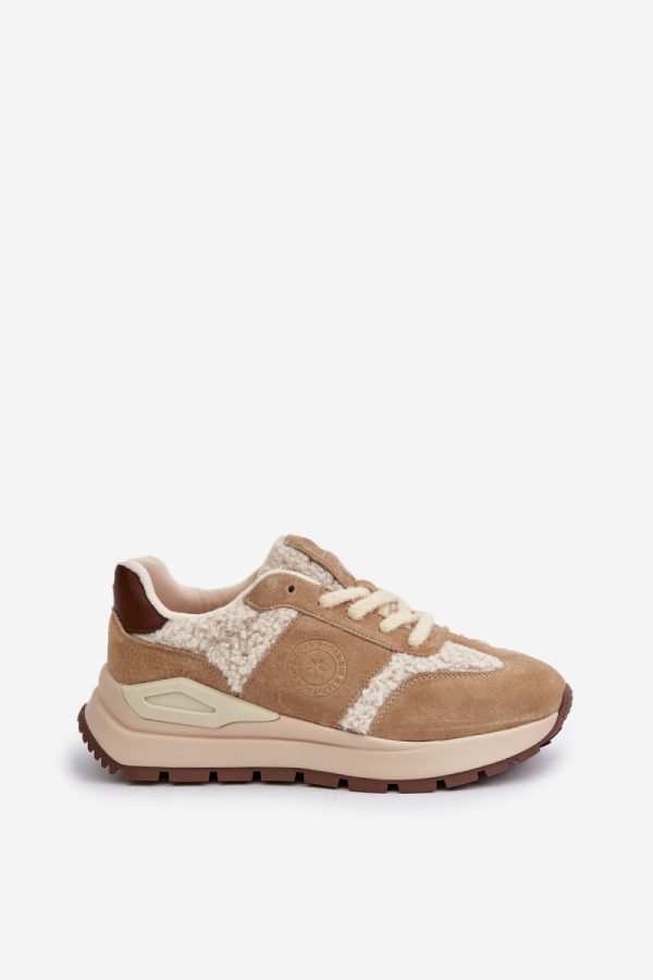 beige Platform sneakers model 201706 Step in style