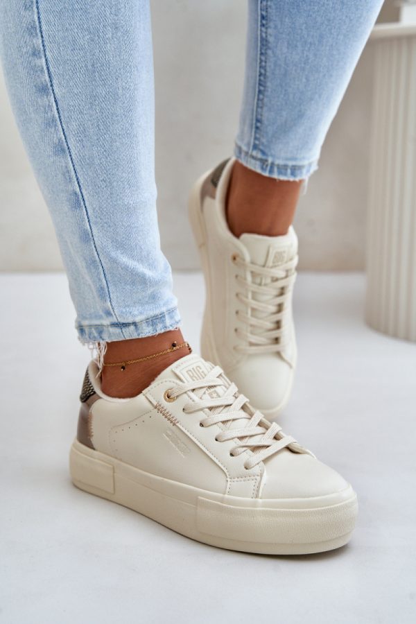 beige Platform sneakers model 201720 Step in style
