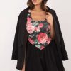 1043893 Black Daydress in Day Dresses with Polyester and Viscose