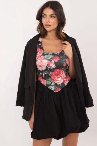 1043893 Black Daydress in Day Dresses with Polyester and Viscose
