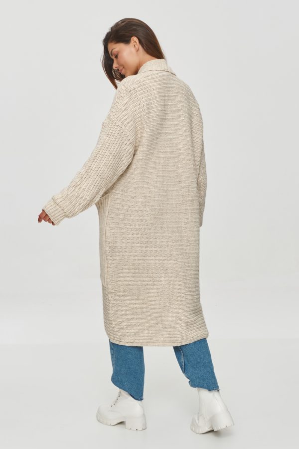 Beige Cardigan in Cardigans For Women, Ponchos with Acrylic and Polyamide