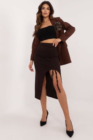 1044149 brown Skirt model 201872 Italy Moda