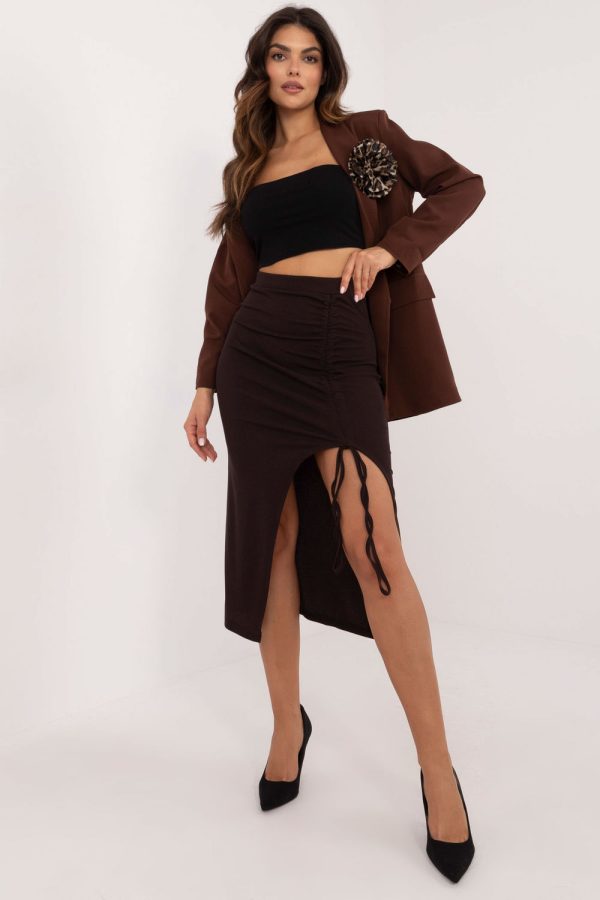 brown Skirt model 201872 Italy Moda