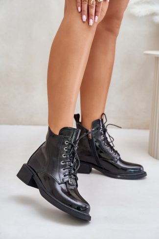 Black Boots in Women`s Ankle Boots & Booties with Fabric, Warmers, Footbed, Upper Height and Heel Height